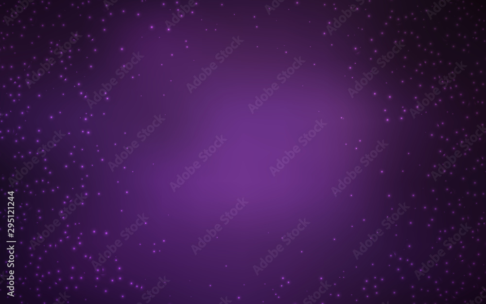 Fototapeta premium Dark Pink vector pattern with night sky stars. Modern abstract illustration with Big Dipper stars. Best design for your ad, poster, banner.
