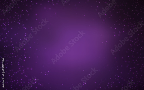 Dark Pink vector pattern with night sky stars. Modern abstract illustration with Big Dipper stars. Best design for your ad, poster, banner.