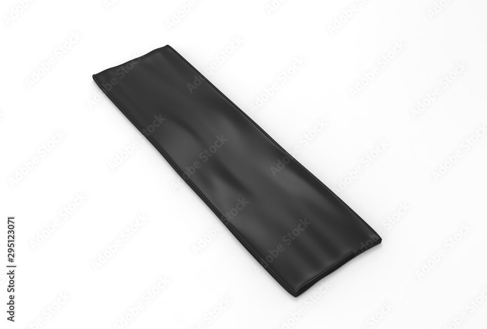 Blank Cooling Towel For Branding And Mock up. 3d render illustration. Blank Cooling Towel For Branding And Mock up. 3d render illustration.