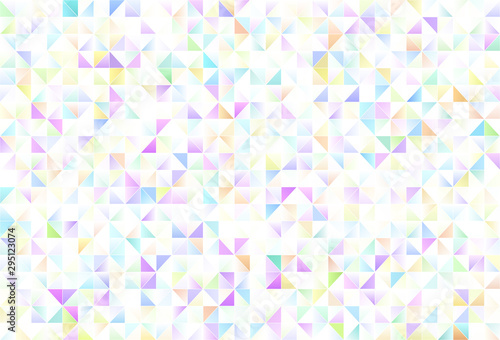 Light vector layout with lines, triangles.