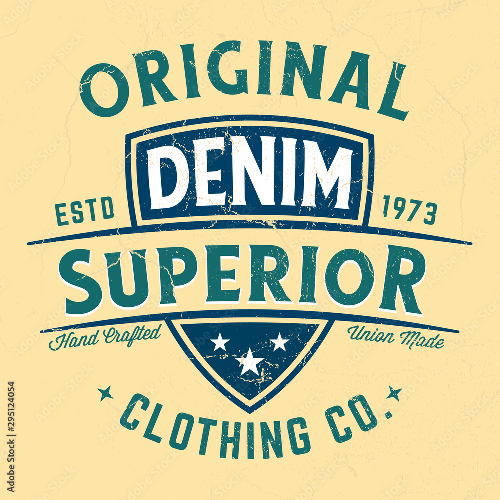 Original Denim Clothing Co. - Tee Design For Printing
