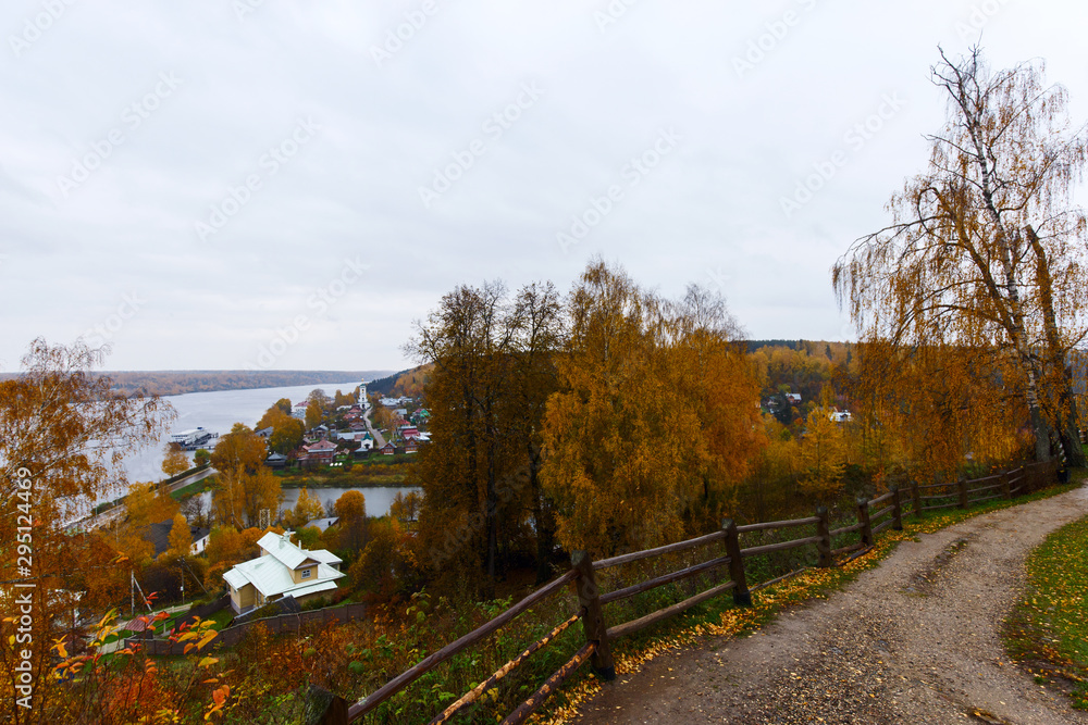 RUSSIA, Ples - October 04, 2019: City of Ples, Ivanovo Regio