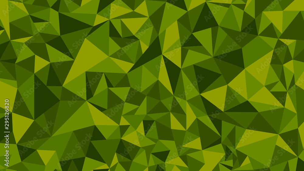 Green polygonal mosaic background, design templates triangle bright background. Triangular low poly.