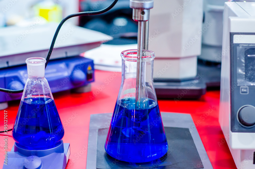 A stirrer or mixer is a laboratory device that