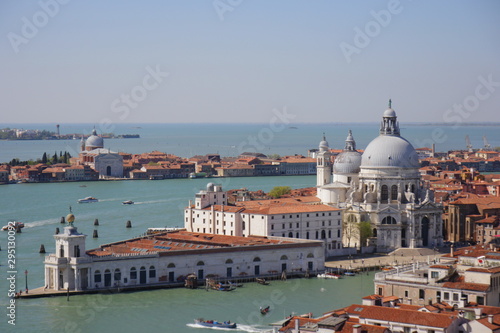 Grand Canal, all buildings of Venice - top view