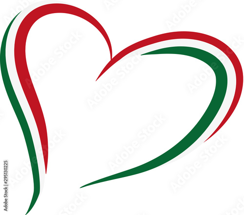 Stay together - EU - Italy - nation of europe, flag as a heart, Rome, travel in the capital of italy, football, champion