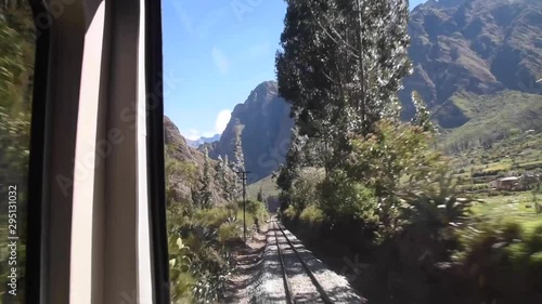 Train to Machu Picchu in the Sacred Valley in Peru