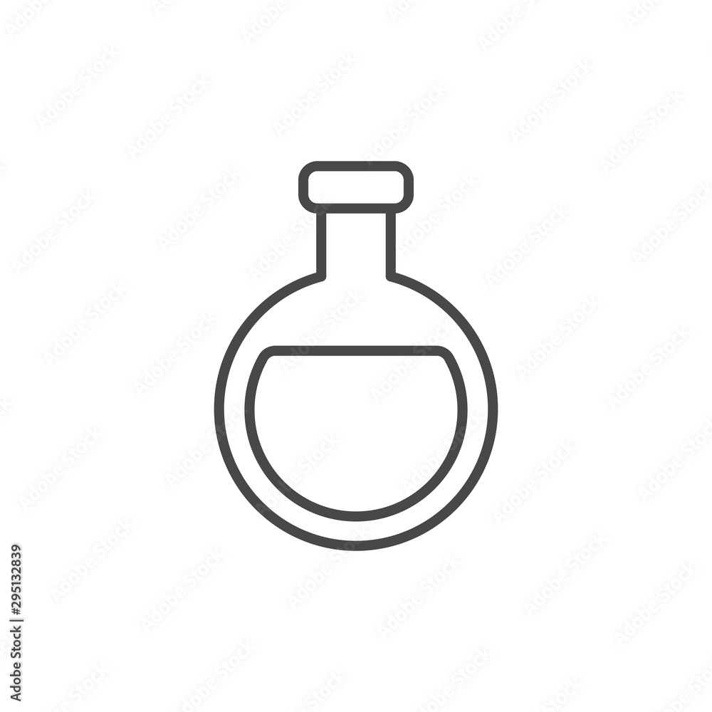 Isolated laboratory flask vector design Isolated laboratory flask vector design