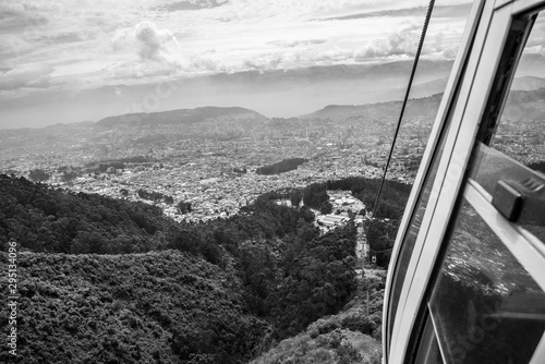 Skyline of Quito from the teleferico photo