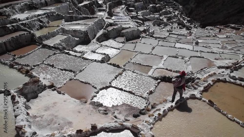 Maras Salt Mines in the Sacred Valley in Peru