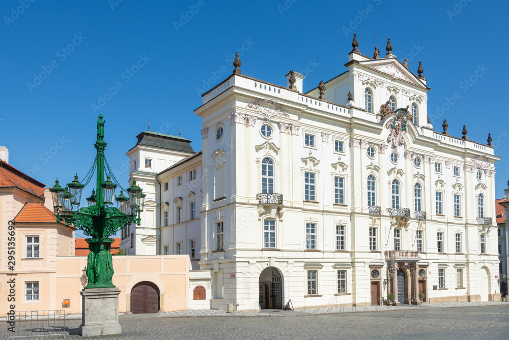 Historic square at the Hradcany in Prague