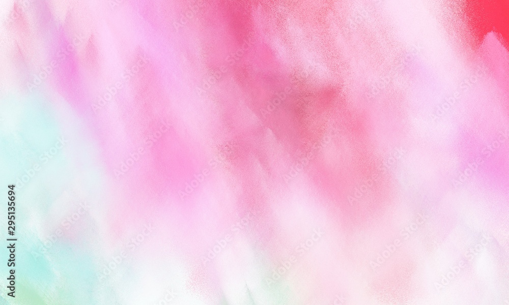 abstract watercolor painted background with pastel pink, pastel magenta and pastel red color and space for text