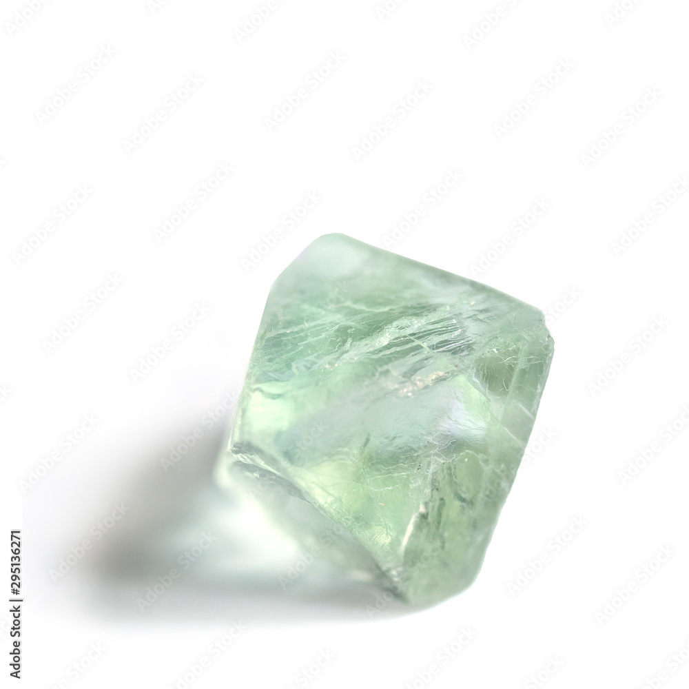fluorite isolated on white background fluorite isolated on white background