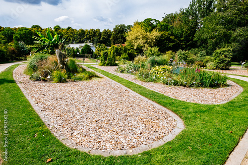 Botanical Garden in the central city of Münster near WWU University Building photo