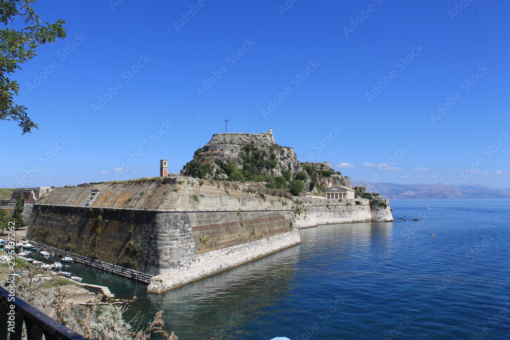 the old fortress in Kerkyra