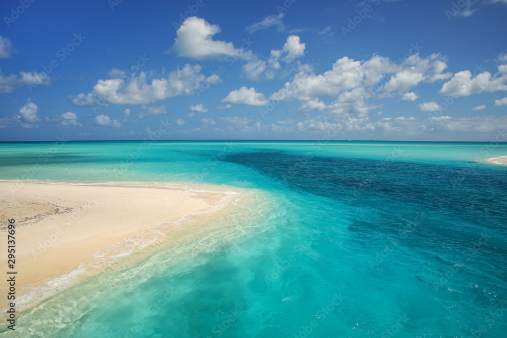 Channel between Ouvea and Mouli Islands flowing into Ouvea Lagoon, Loyalty Islands, New Caledonia Channel between Ouvea and Mouli Islands flowing into Ouvea Lagoon, Loyalty Islands, New Caledonia