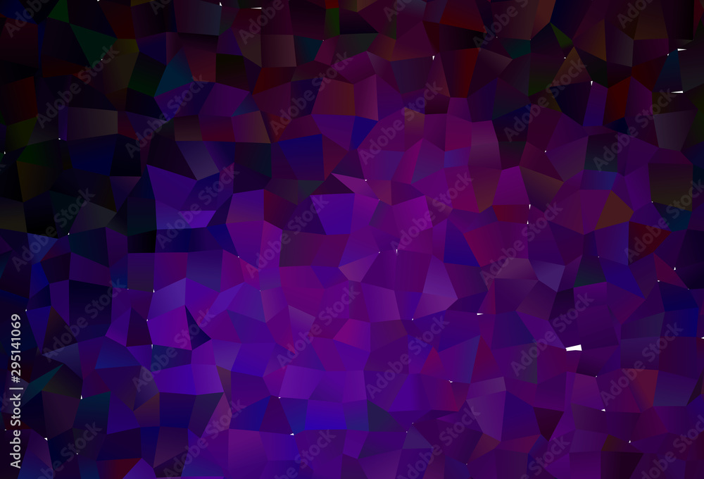 Dark Purple vector polygon abstract background. Dark Purple vector polygon abstract background.