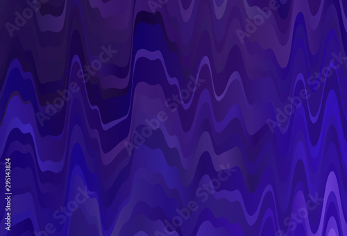 Dark Purple vector backdrop with curved lines.