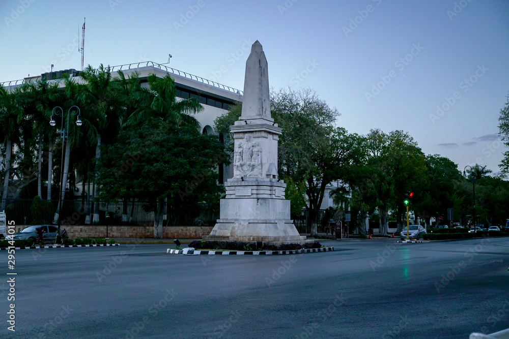 Obelisco en Mérida, Yucatán