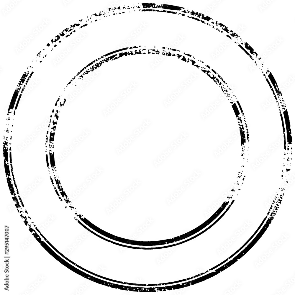 Round stamp grunge style. Vector template Round stamp grunge style. Vector template