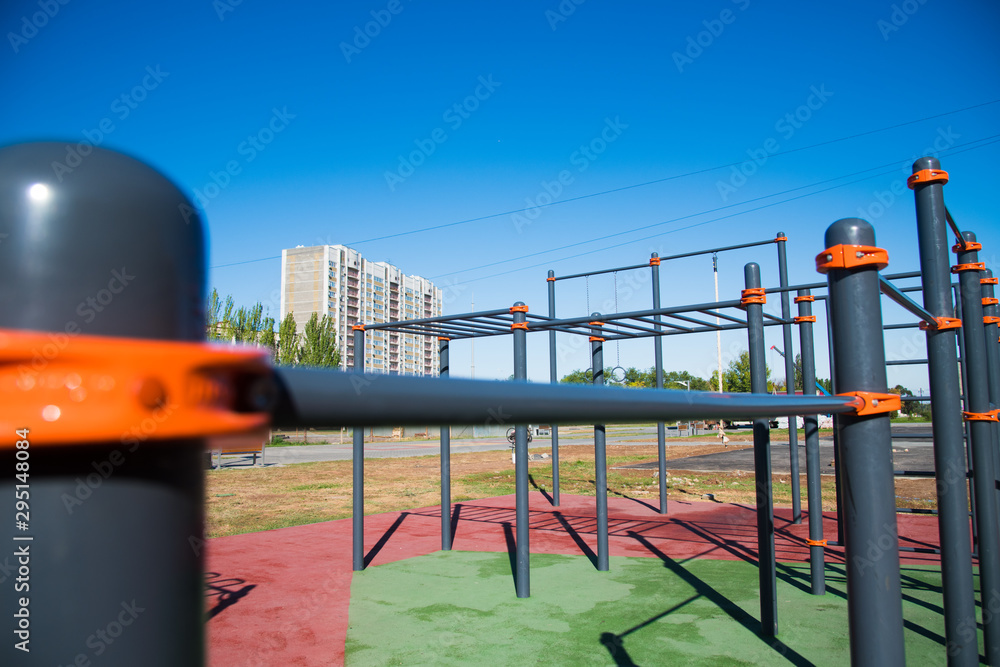 Outdoor gym for street workout Outdoor gym for street workout