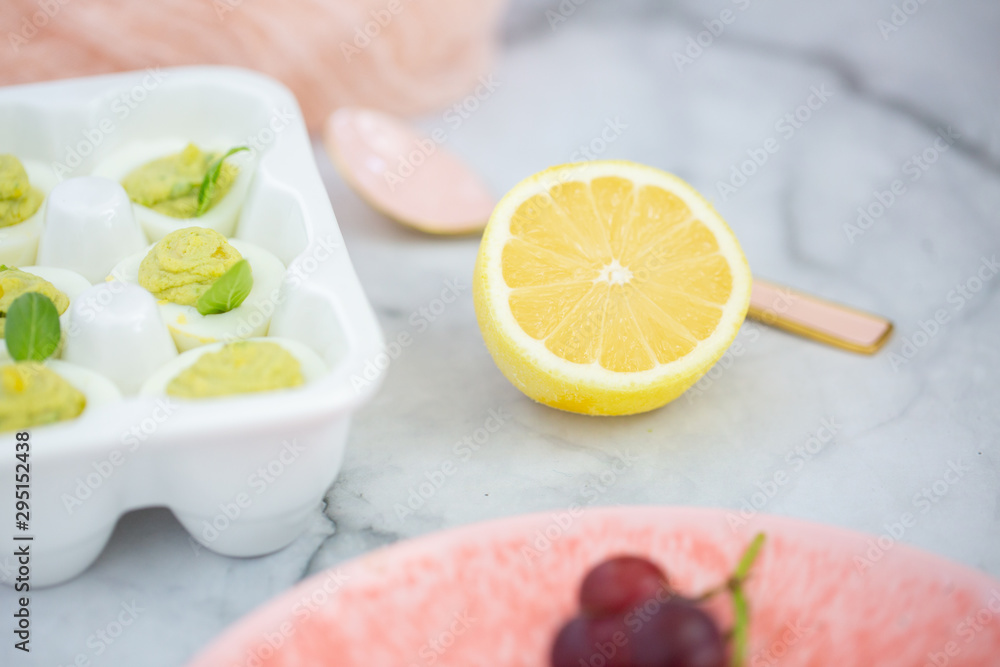 Straight Up Avocado Deviled Eggs Straight Up Avocado Deviled Eggs
