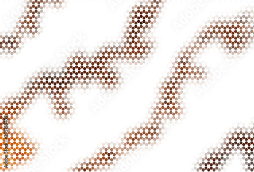 Wallpaper Mural Light Red vector texture with colorful hexagons. Torontodigital.ca