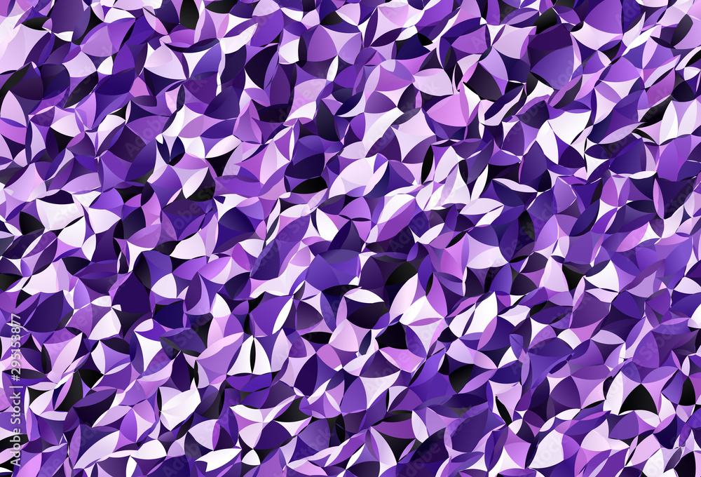 Dark Purple, Pink vector gradient triangles template. Dark Purple, Pink vector gradient triangles template.