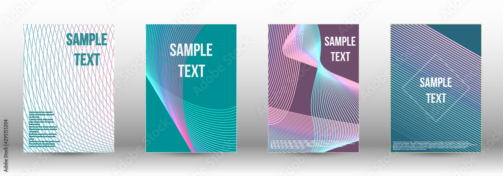 Creative backgrounds with abstract gradient linear