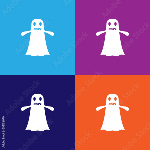 ghost icon. Element of scarecrow icon. Premium quality graphic design icon. Signs and symbols collection icon for websites, web design, mobile app