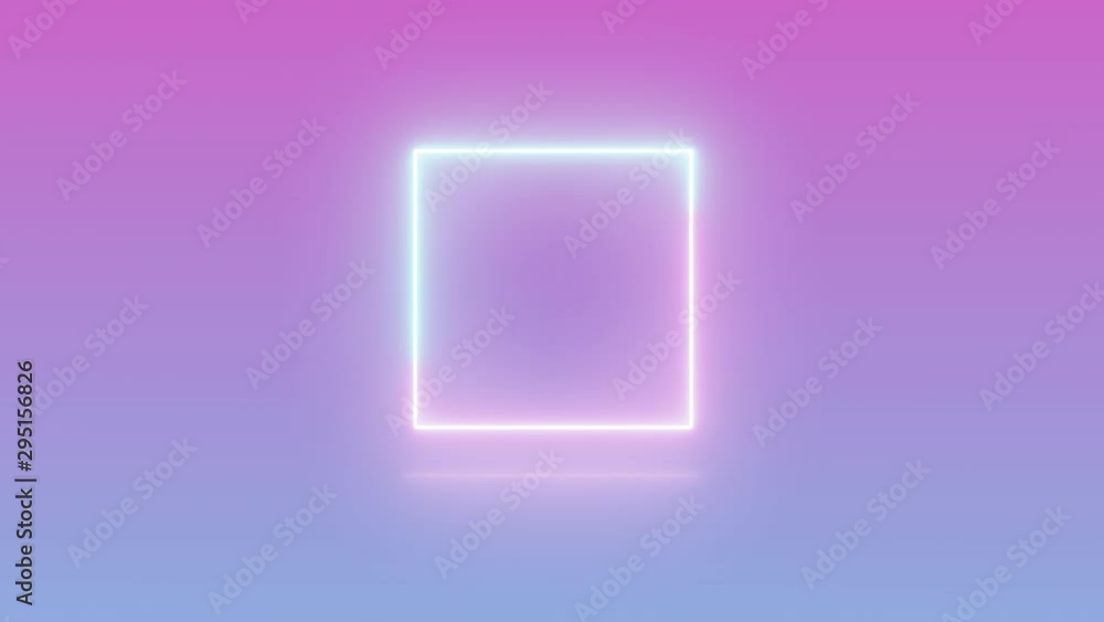 Pink and blue animated frame. Glare on the surface. Neon light. 4K. The motion design. Pink and blue animated frame. Glare on the surface. Neon light. 4K. The motion design.