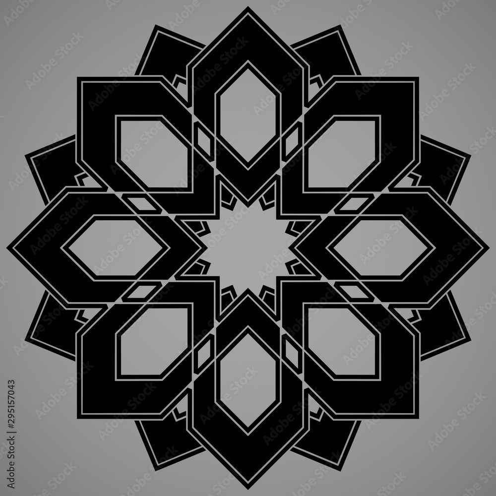 Decorative frame Elegant vector element for design in Eastern style, place for text. Lace illustration for invitations and greeting cards Decorative frame Elegant vector element for design in Eastern style, place for text. Lace illustration for invitations and greeting cards