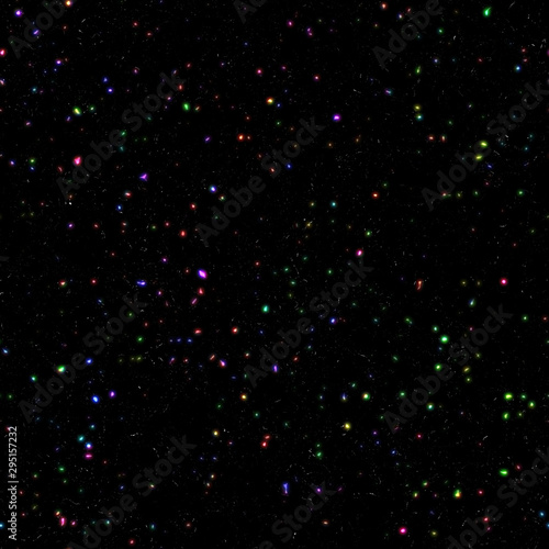 Stars and galaxy outer space sky night universe black starry background of starfield - seamless astronomical  deep space texture