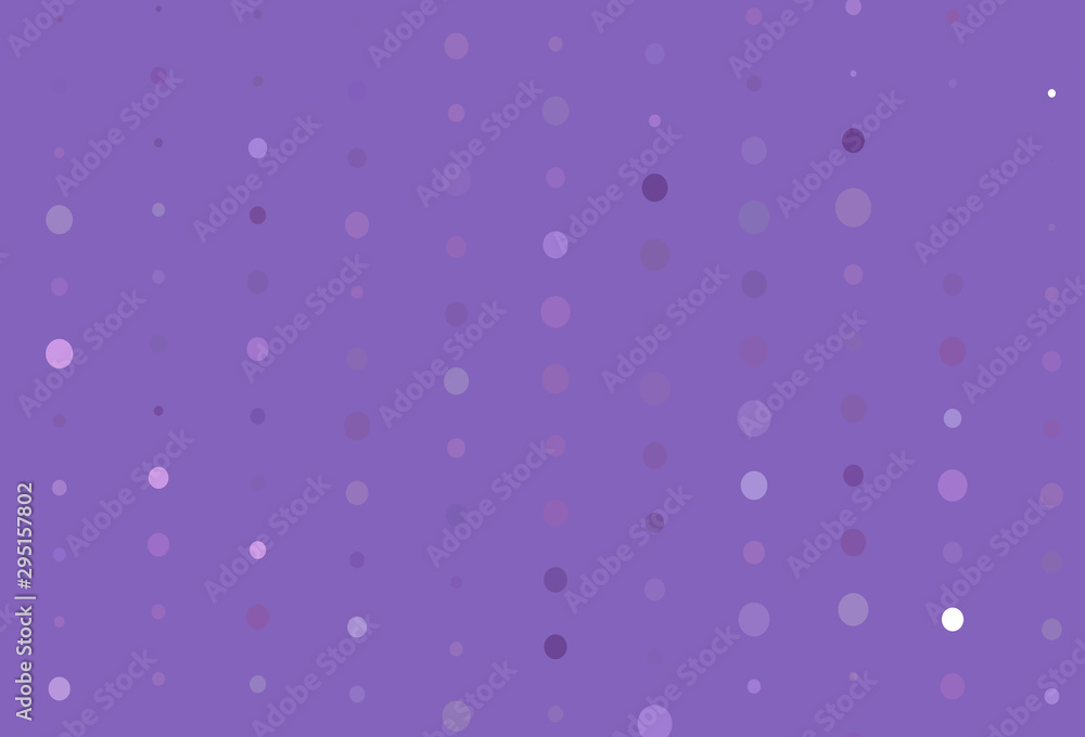 Obraz premium Light Purple vector texture with disks.