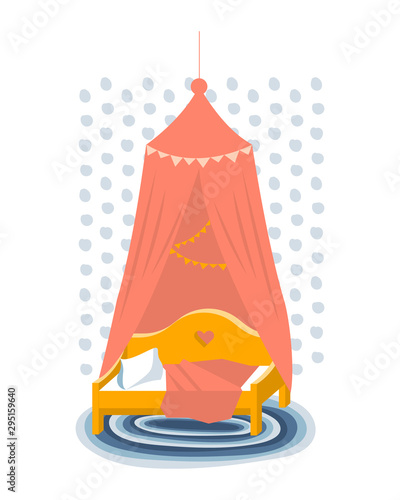 Vector bed canopy