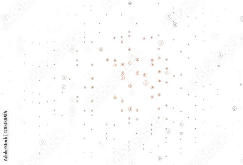 Light Red vector layout with algebra elements.