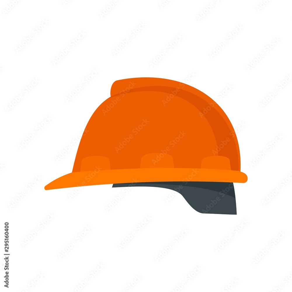 Architect helmet icon. Flat illustration of architect helmet vector icon for web design Architect helmet icon. Flat illustration of architect helmet vector icon for web design