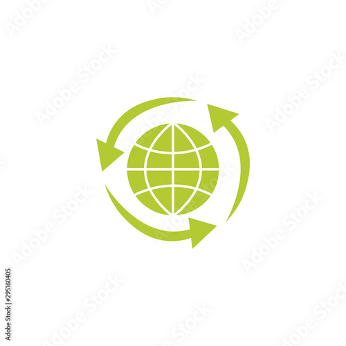 sphere planet eco friendly fill style icon