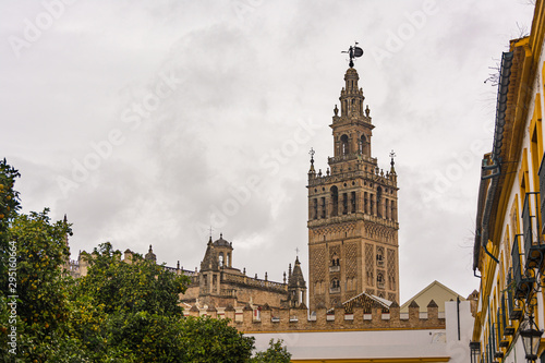 Famous Cathedral of Sevilla in Andalucia  Spain  UNESCO World Heritage Site.