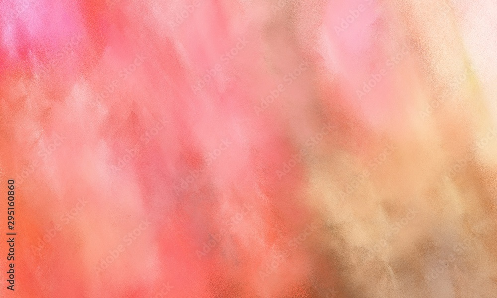 beautiful grungy brushed background with colorful dark salmon, pastel pink and pastel red painted color beautiful grungy brushed background with colorful dark salmon, pastel pink and pastel red painted color