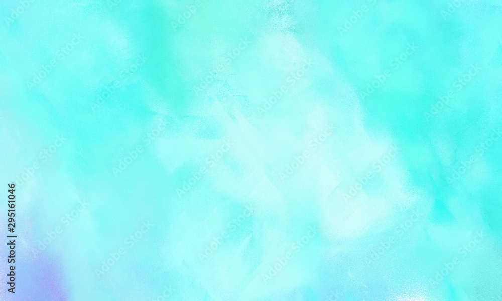 abstract background with aqua marine, pale turquoise and turquoise color and space for text