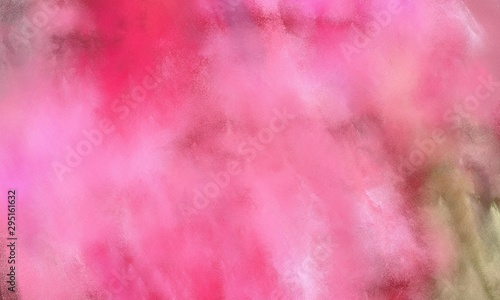 abstract watercolor painted background with pale violet red, dark moderate pink and moderate pink color and space for text or image