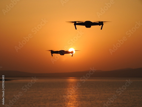 drone sunset © Evrim