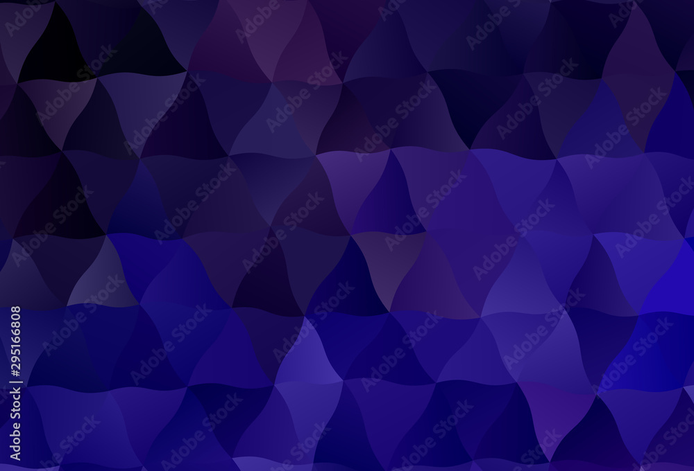 Dark Purple, Pink vector low poly layout. Dark Purple, Pink vector low poly layout.