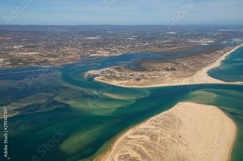 Naturpark Ria Formosa, Portugal, aus der Vogelperspektive