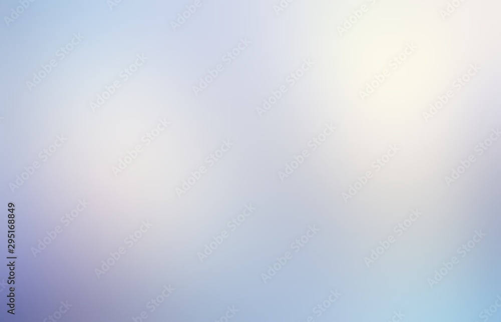 Fototapeta premium Flare on pastel blue background. Spotlights pattern. Winter nature defocused illustration abstract.