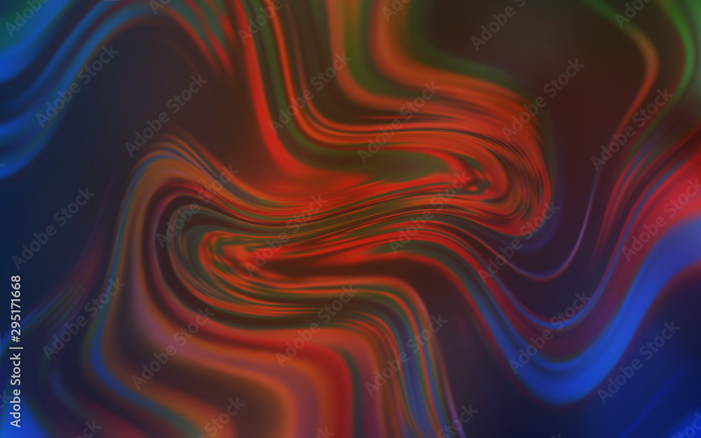 Fototapeta premium Light Blue, Red vector blurred shine abstract background. New colored illustration in blur style with gradient. Completely new design for your business.