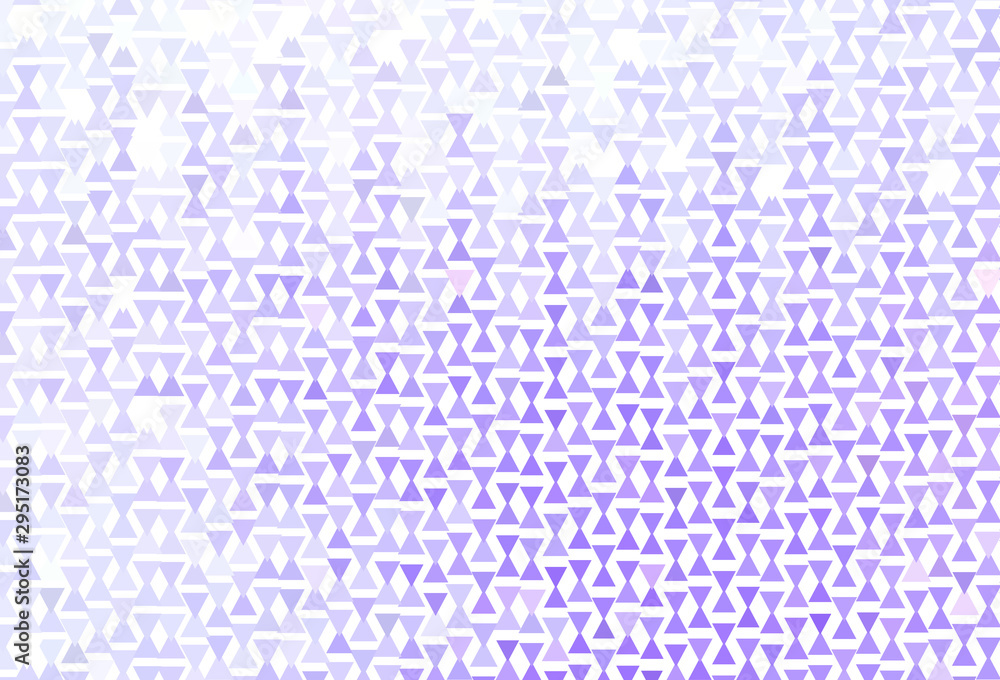 Light Purple vector layout with lines, triangles. Light Purple vector layout with lines, triangles.