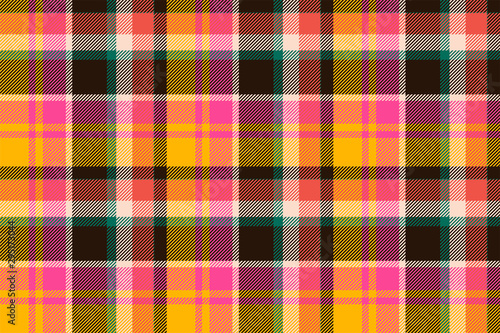 Tartan scotland seamless plaid pattern vector. Retro background fabric. Vintage check color square geometric texture.