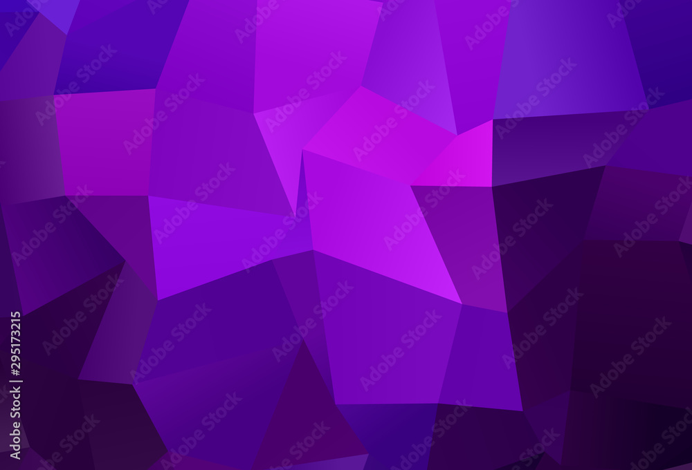 Dark Purple, Pink vector background in polygonal style. Dark Purple, Pink vector background in polygonal style.